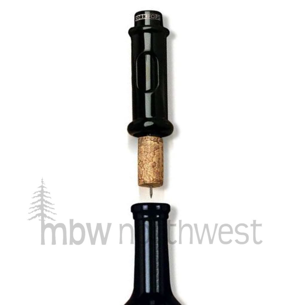 1 CORK POPS CORKPOPS BLACK WINE BOTTLE OPENER + 1 CO2 OPENS UP TO 100 BOTTLES eBay