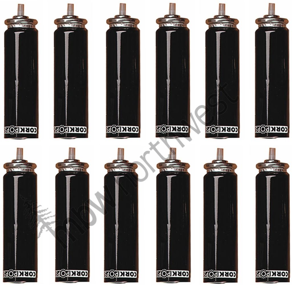 12 CORK POPS CorkPops WINE OPENER CO2 CARTRIDGE REFILLS, EACH OPEN 50