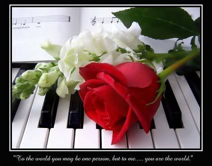 i love roses and music Pictures, Images and Photos