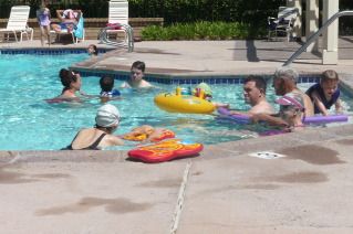 Family pool time