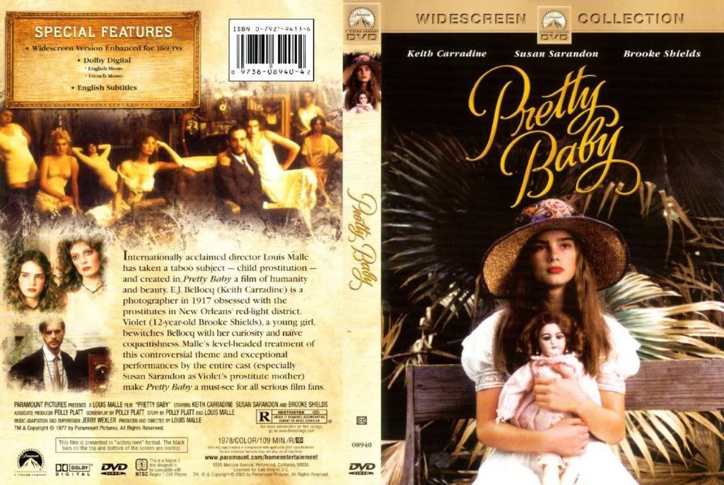 PRETTY BABY PAL DVD 2007 Paramount Directed by Louis Malle
