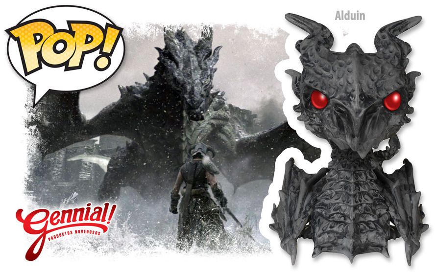 Alduin Funko Pop The Elder Scrolls V Skyrim Dragon Negro 589.00 en