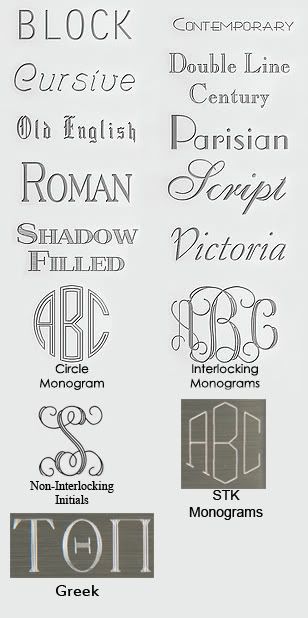 interlocking monogram font