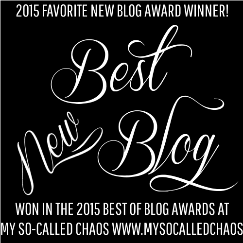 2015 My So-Called Chaos Best of Blog Awards: Best New Blog