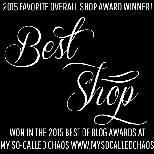 2015 My So-Called Chaos Best of Blog Awards: The Best Shop