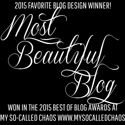 2015 My So-Called Chaos Best of Blog Awards: Most Beautiful Blog
