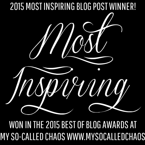2015 My So-Called Chaos Best of Blog Awards: Most Inspiring