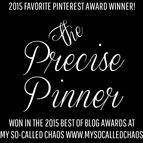2015 My So-Called Chaos Best of Blog Awards: The Precise Pinner