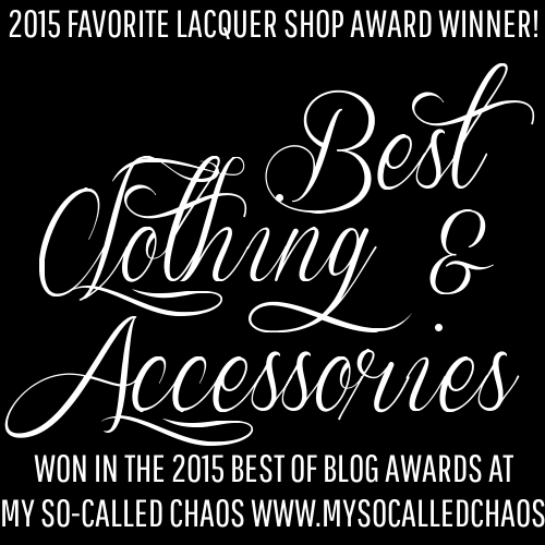 2015 My So-Called Chaos Best of Blog Awards: Best Clothing & Accessories