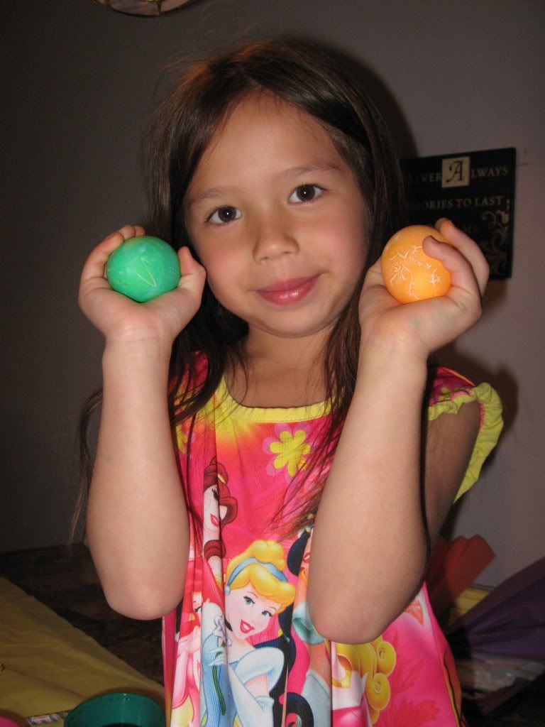 Coloring Easter Eggs