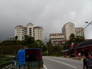 Equatorial Hotel view from roadside market