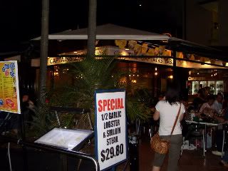 The Captain Table - adjacent to Surfers Paradise