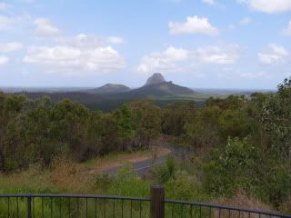 Glass House Mountains - view from top
