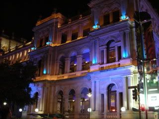 Conrad Treasury Casino at night