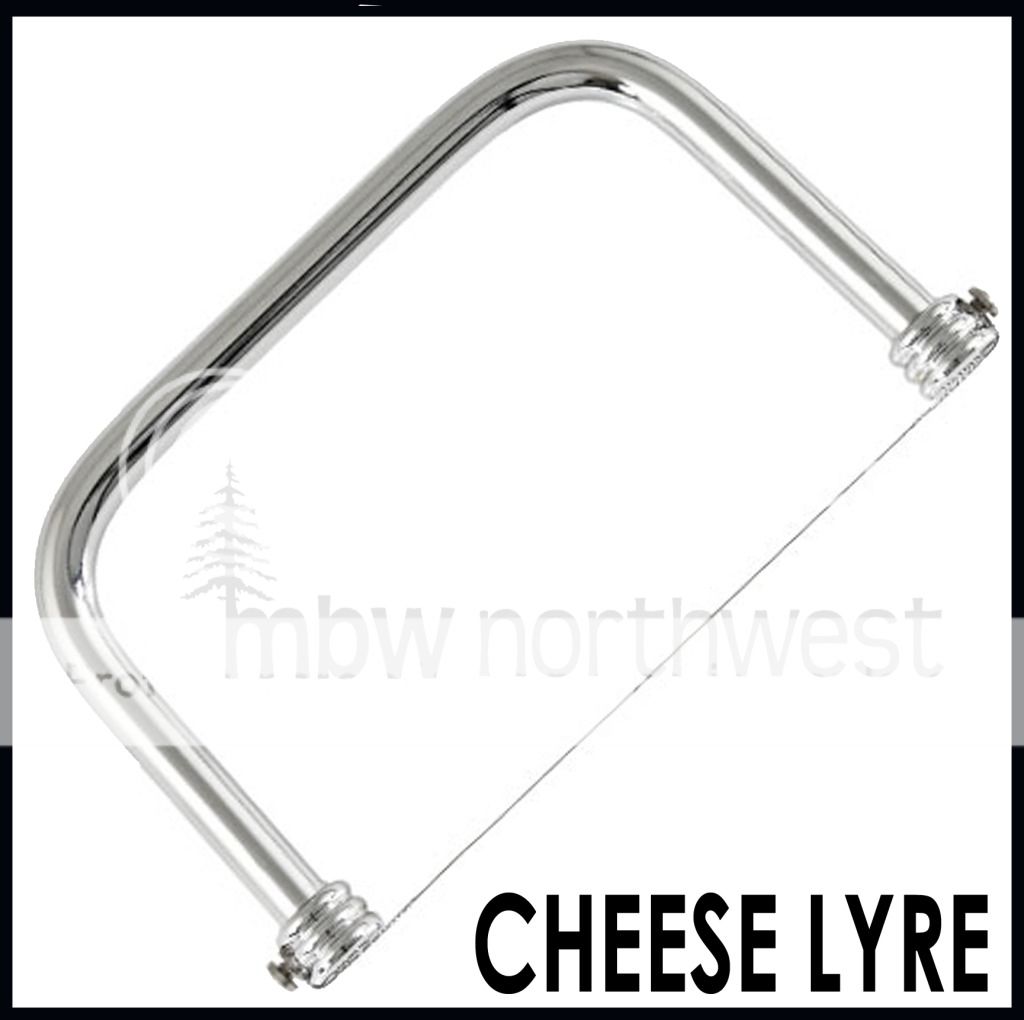 CHEESE LYRE TOOL PERFECT FOR SLICING SOFT CHEESE   STAINLESS STEEL 