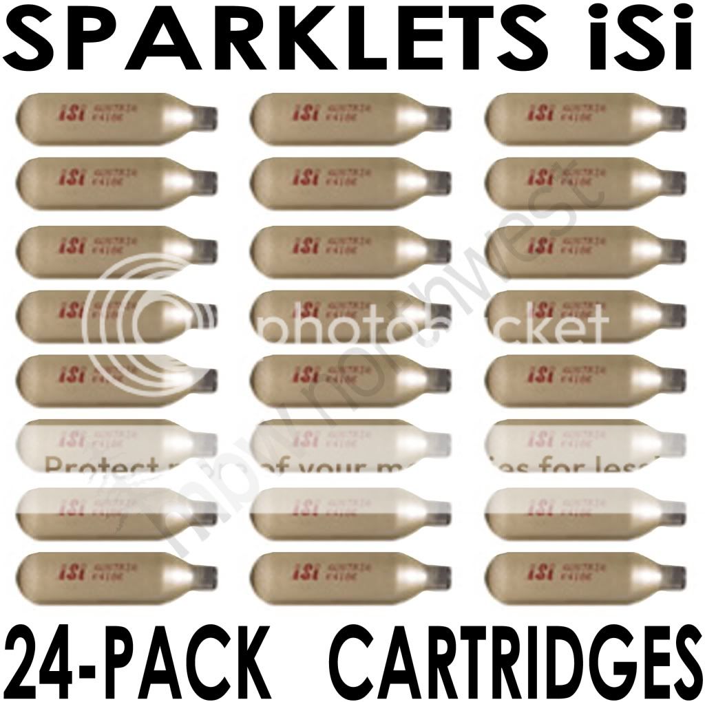 ISI Sparklets Soda Chargers for Twist N Sparkle 24 PK