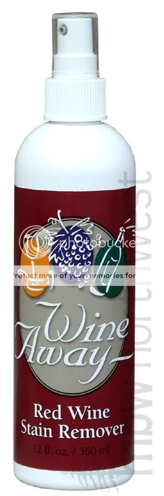 WINE AWAY RED WINE NATURAL STAIN REMOVER, NEW, 12 oz