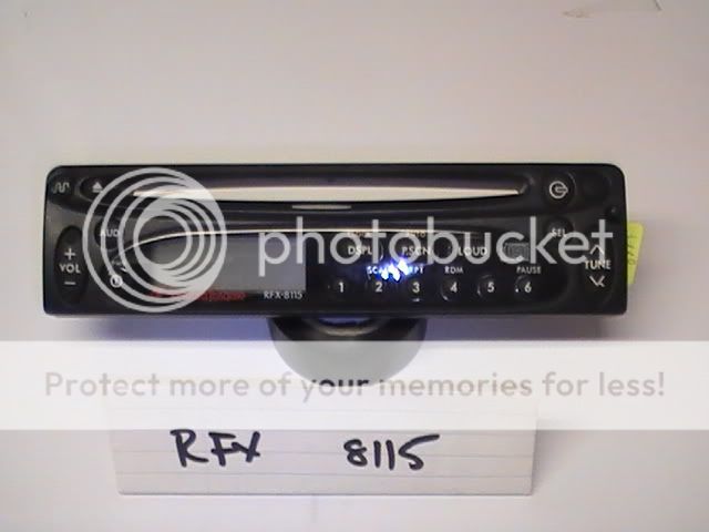 Rockford Fosgate RFX 8115 Faceplate Tested & Guaranteed  