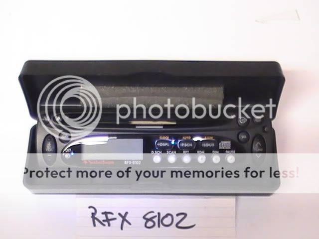 Rockford Fosgate RFX 8102 Faceplate with Case  TESTED   