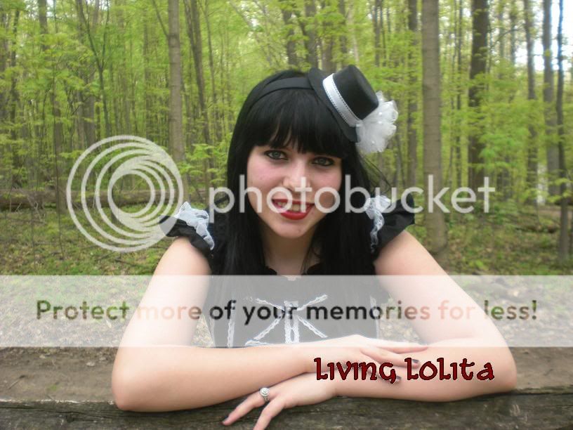 Black & White GOTHIC LOLITA MINI TOP HAT Cute Cosplay  