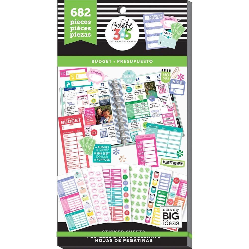 Budget Stickers by The Happy Planner - big budget sticker pack