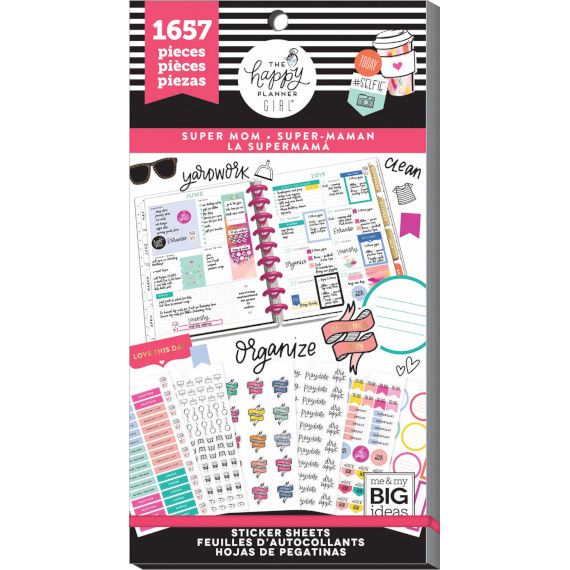 Happy Planner Super Mom Stickers Happy Planner Super Mom Stickers
