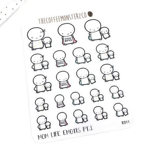 Mom Life Emoti Stickers