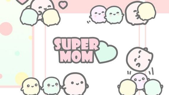 Super Mom Planner Stickers
