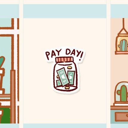 Cute Payday Stickersby Happy DAYA Stickers