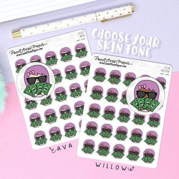 Pay Day Planner Stickersby Sweet Ava's Paper